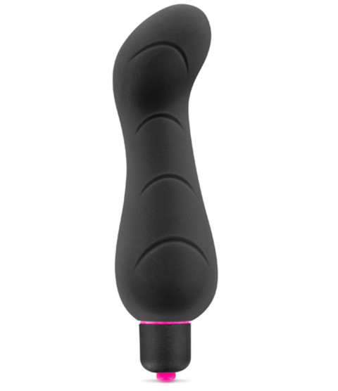 Vibromasseur noir 7 vitesses courbé point G waterproof - CC5740010010